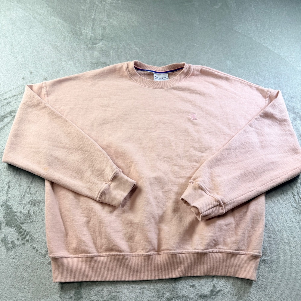 Champion Authentic Athleticwear Peach Pink Crewneck Sweatshirt Women's XL